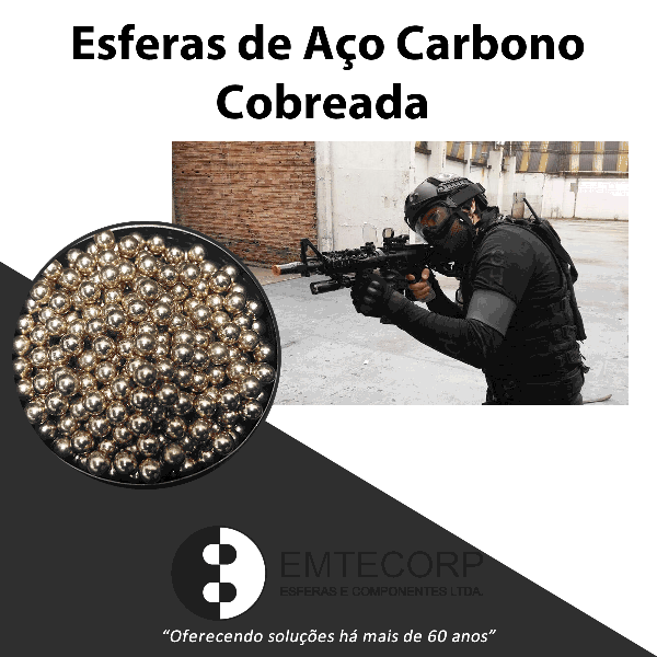 ESFERAS DE AÇO PARA AIRSOFT, QUANDO USAR