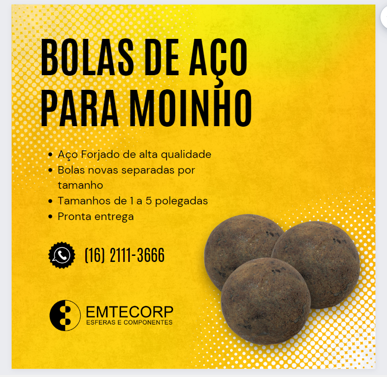 Descubra a importância da bola de moinho para as indústrias de mineração e cimento