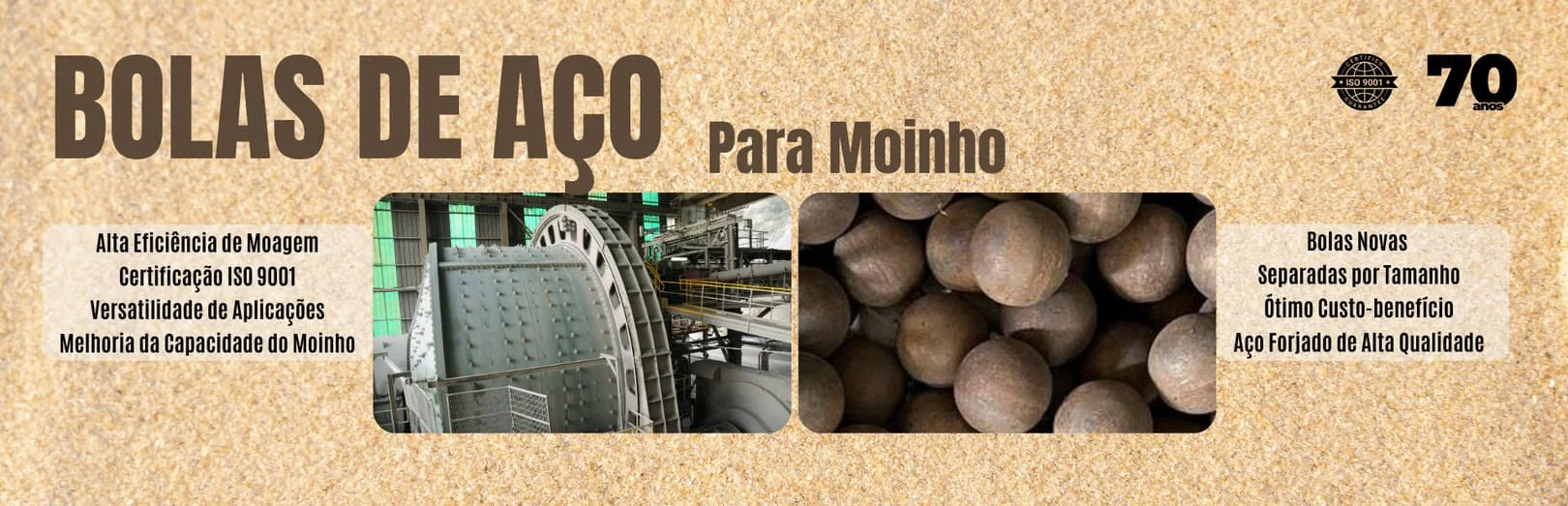 Banner Bolas Esferas de moinho emtecorp